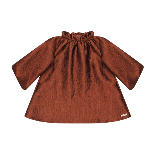 Girls Rustic Brown Leone Dress