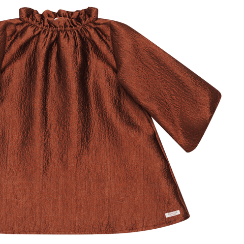 Girls Rustic Brown Leone Dress