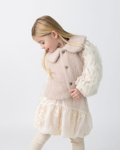 Girls Soft Powder Sien Top