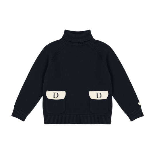 Boys Navy Marine Stenn Sweater