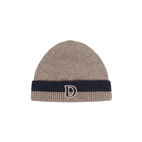 Donsje Boys Dusty Brown Melange Edvin Merino Wool Hat