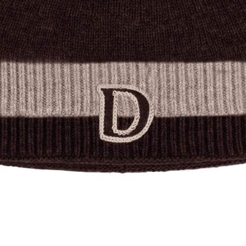 Donsje Boys Dusty Brown Melange Edvin Merino Wool Hat