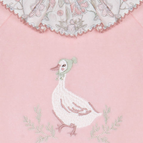 Baby Girls Velour Duck Set