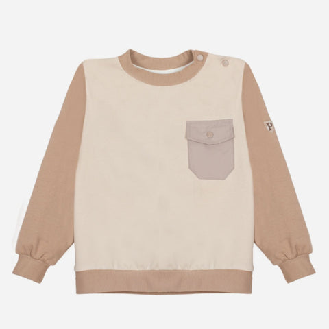 Boys Beige Tracksuit