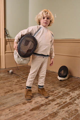 Boys Beige Tracksuit