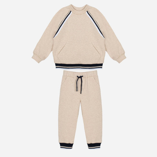 Boys Beige Tracksuit