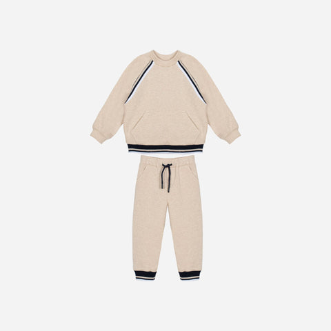 Boys Beige Tracksuit