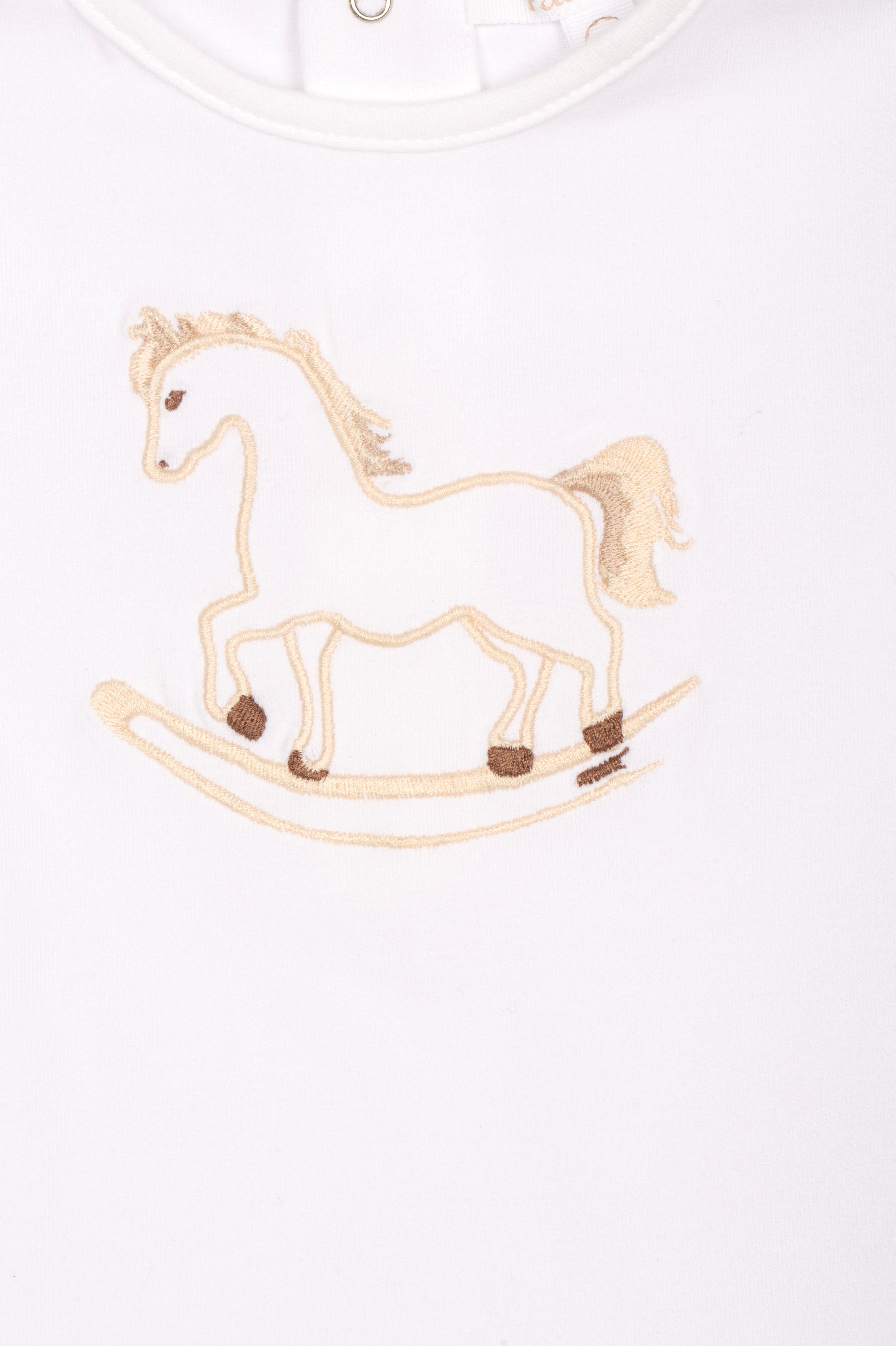 Patachou Baby Boys Beige Rocking Horse Short Set