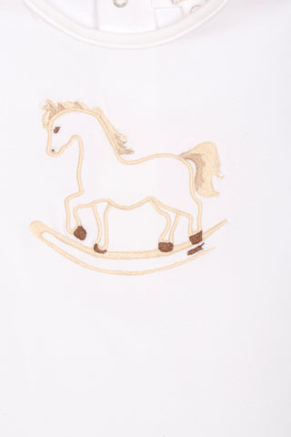 Patachou Baby Boys Beige Rocking Horse Short Set