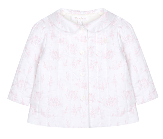 Baby Girls Pink Floral Jacket