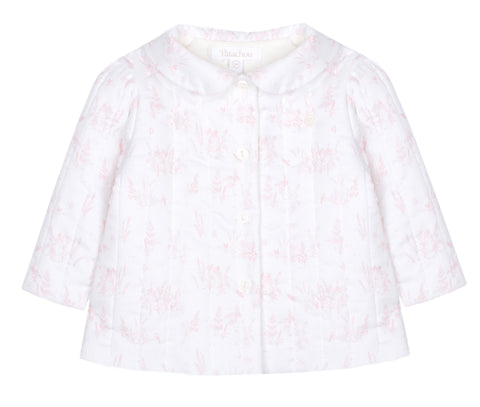 Patachou Baby Girls Pink Floral Jacket