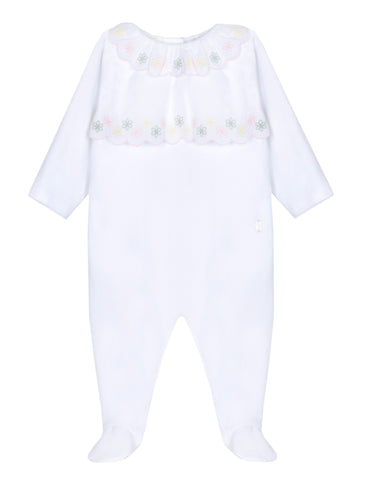 Patachou Baby Girls White Babygrow