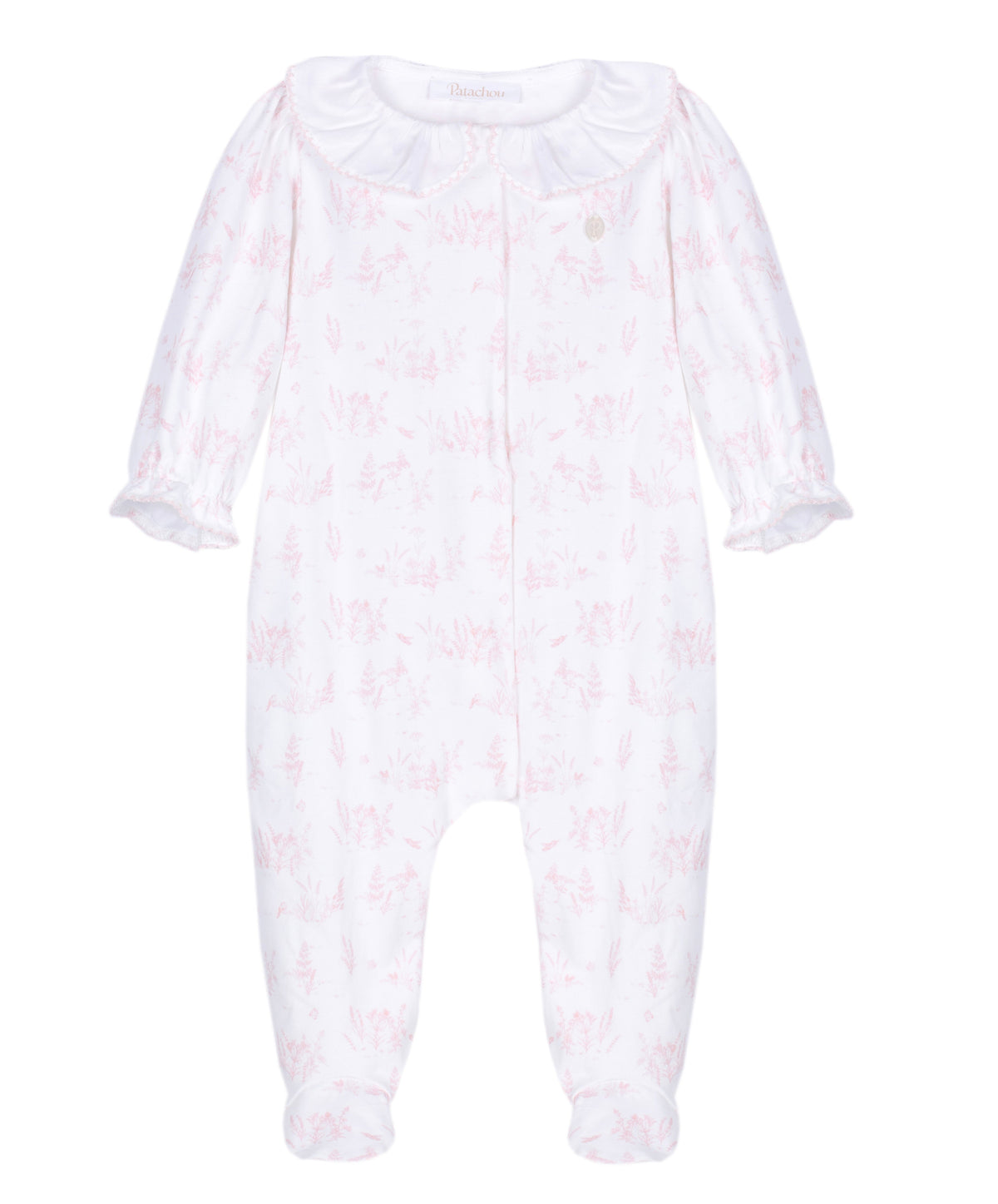 Patachou Baby Girls Pink Floral Babygrow