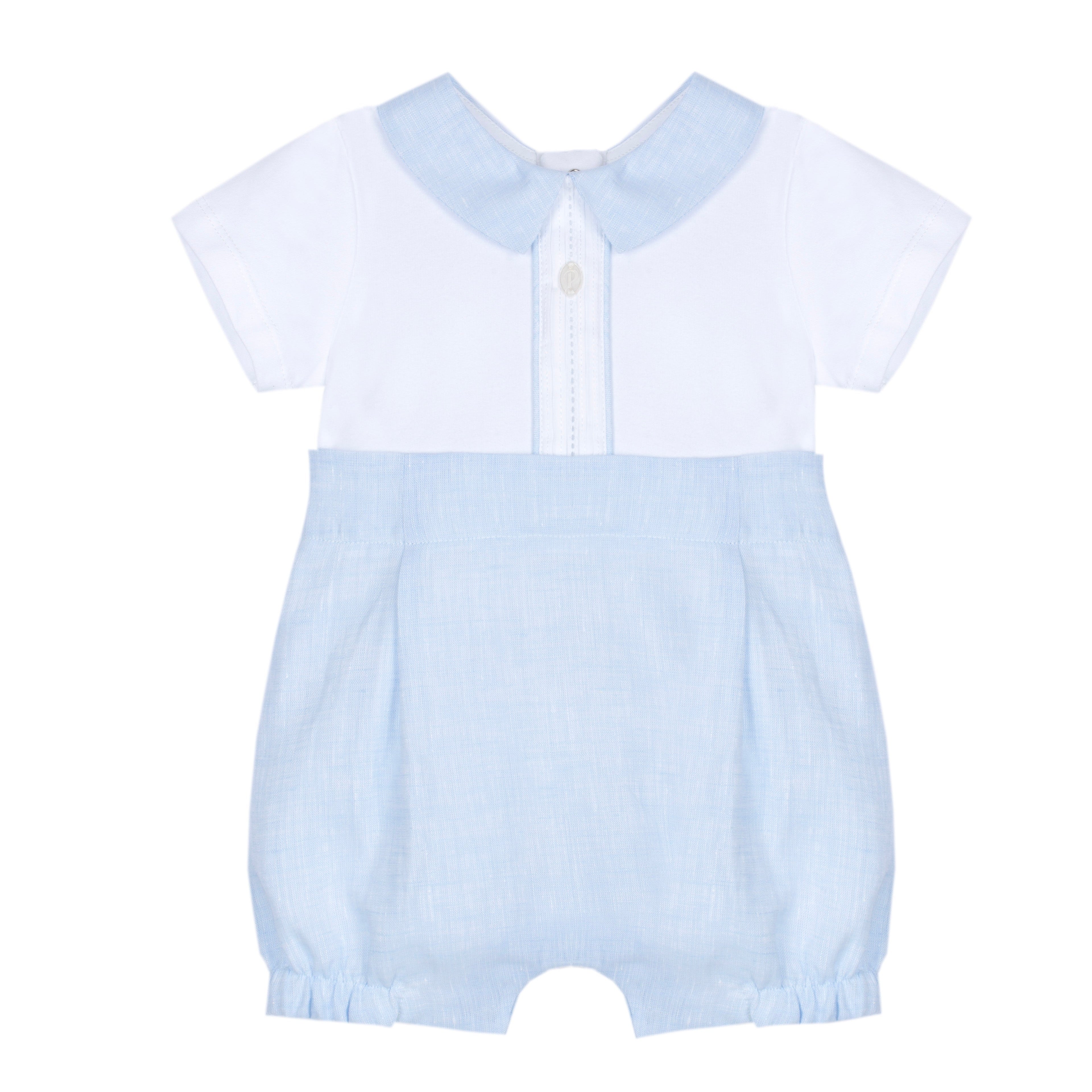 Patachou Baby Boys Blue Romper