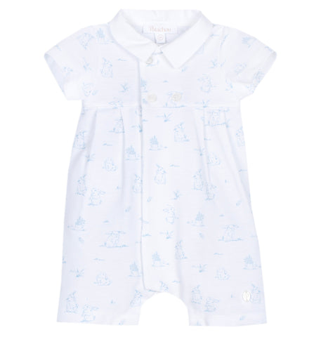 Patachou Baby Boys Blue Romper