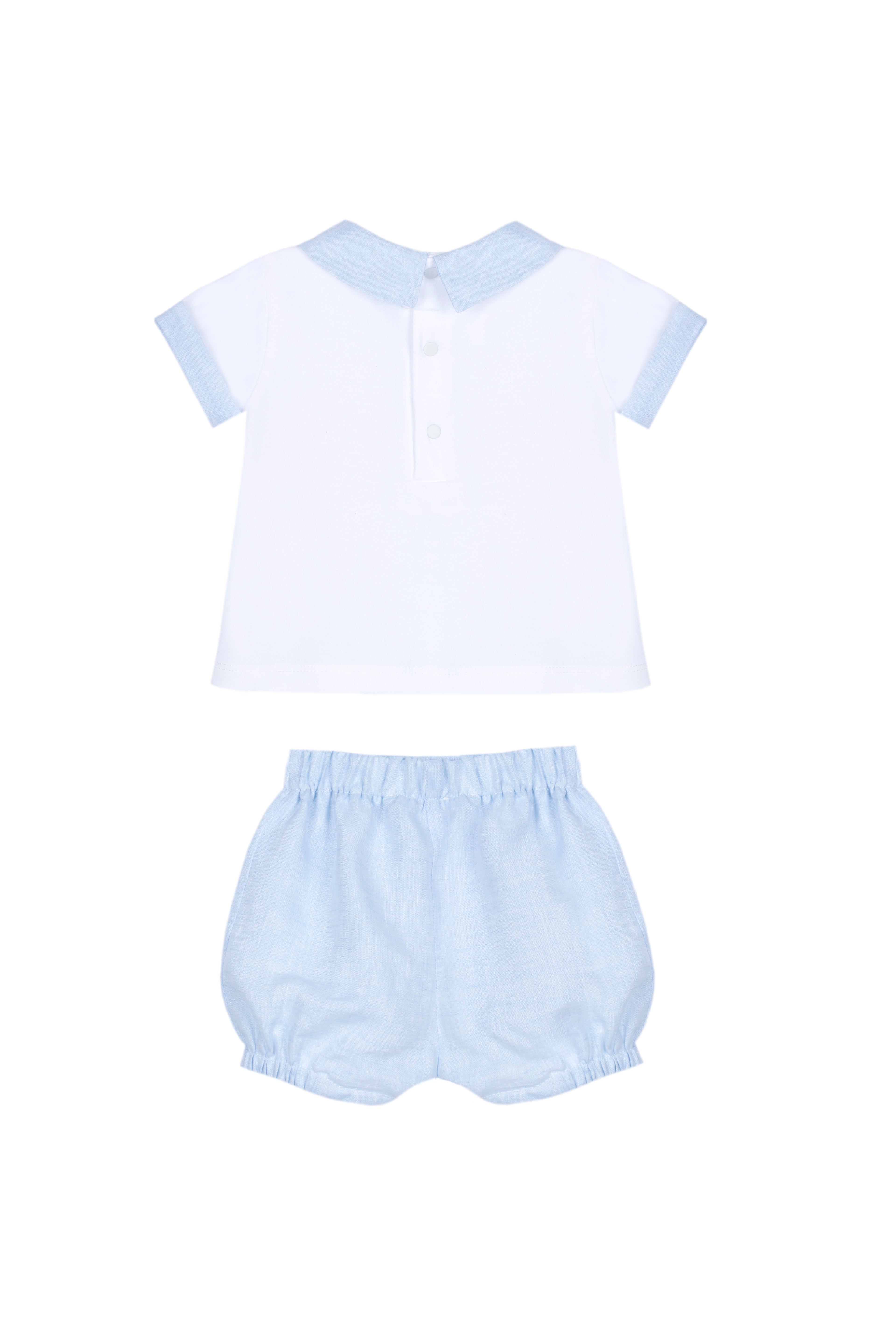 Patachou Baby Boys Blue Short Set