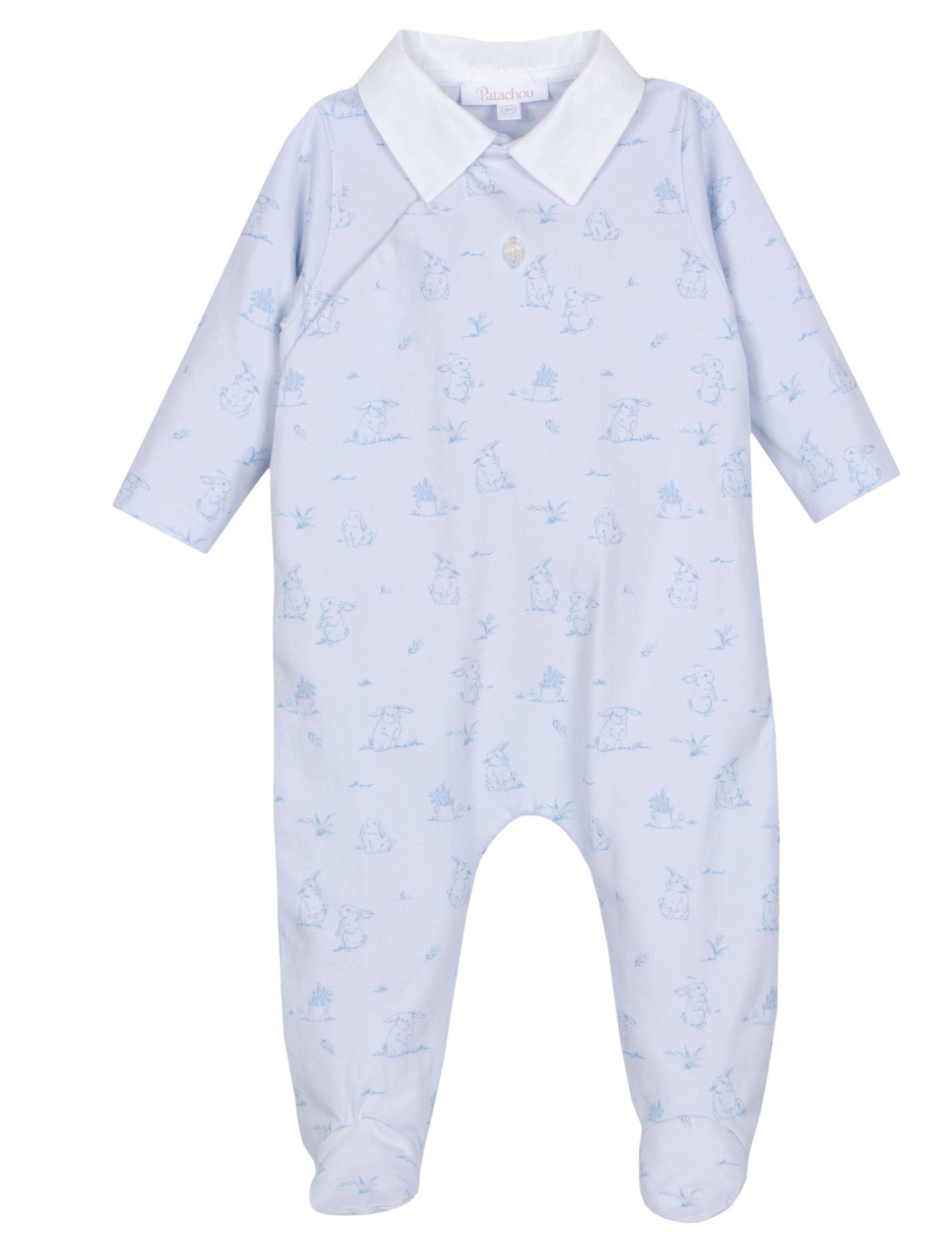Patachou Baby Boys Blue Babygrow