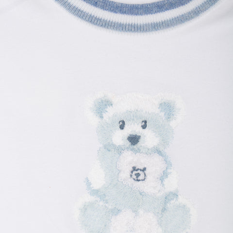 Patachou Baby Boys Blue Bear Short Set