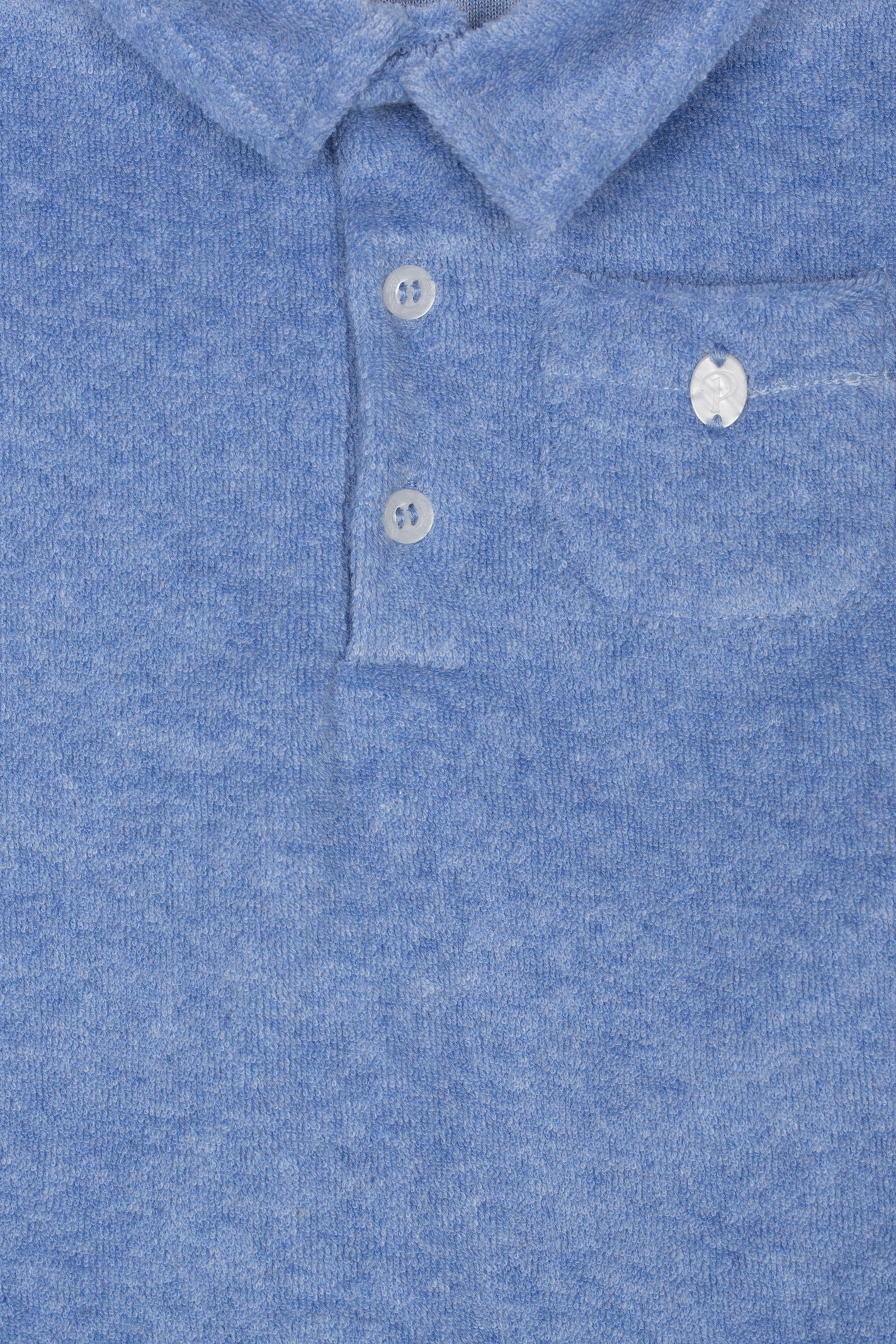 Patachou Baby Boys Blue Toweling Short Set