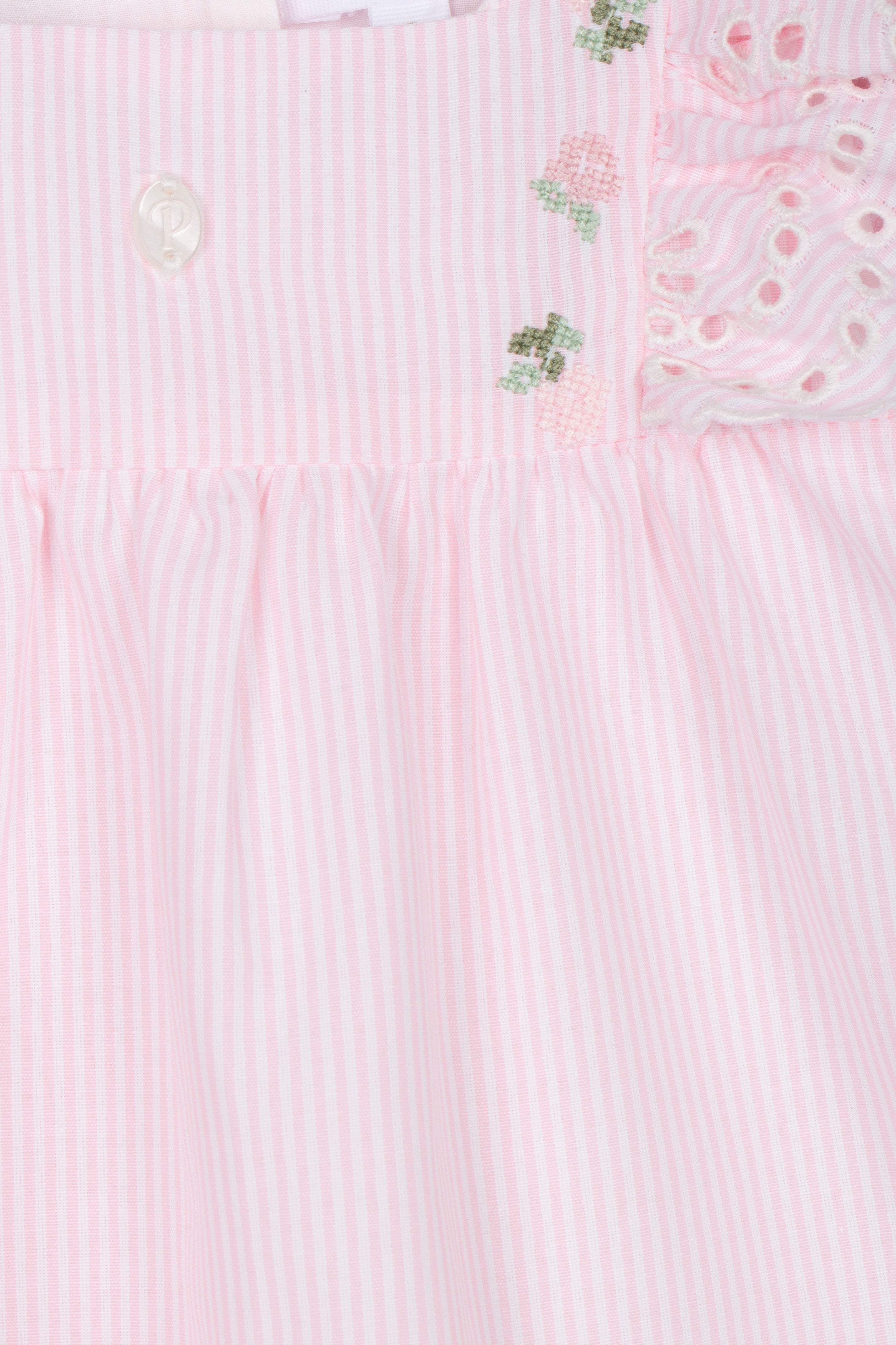 Patachou Baby Girls Pink Frill Short Set