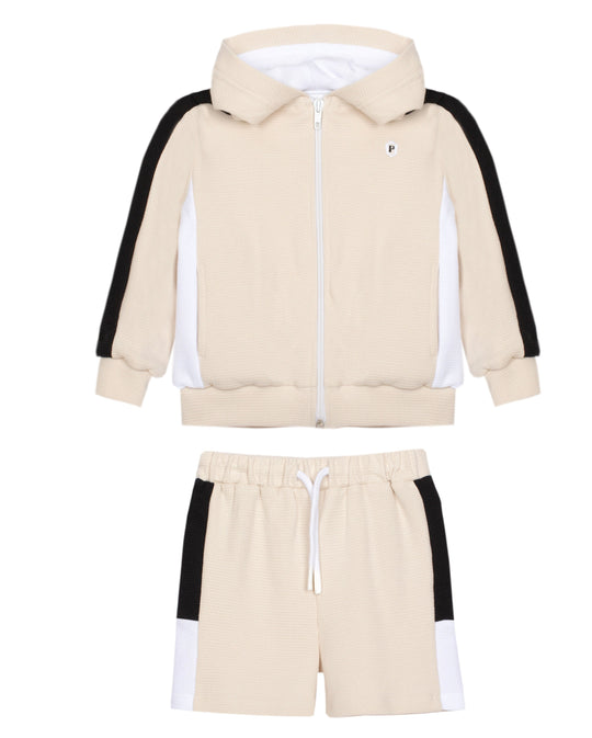 Baby Boys Beige Short Set