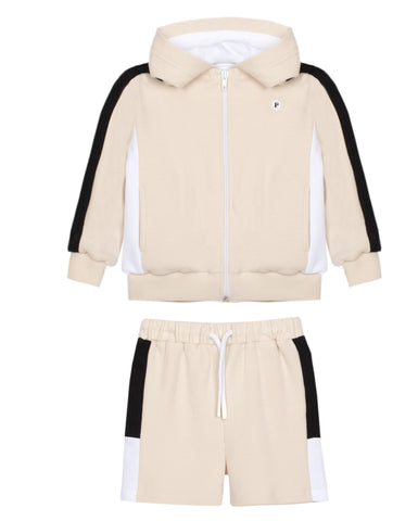 Patachou Baby Boys Beige Short Set