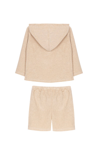Patachou Boys Beige Towelling Short Set