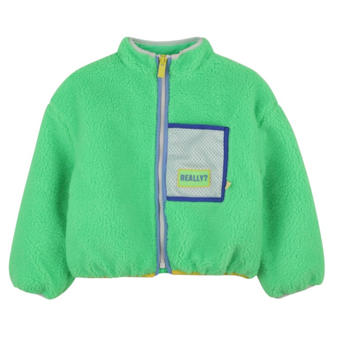 BILLIEBLUSH Boys Green Fleece