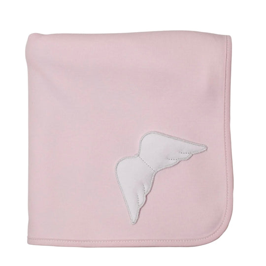 Baby Girls Pink Angel Wings Blanket