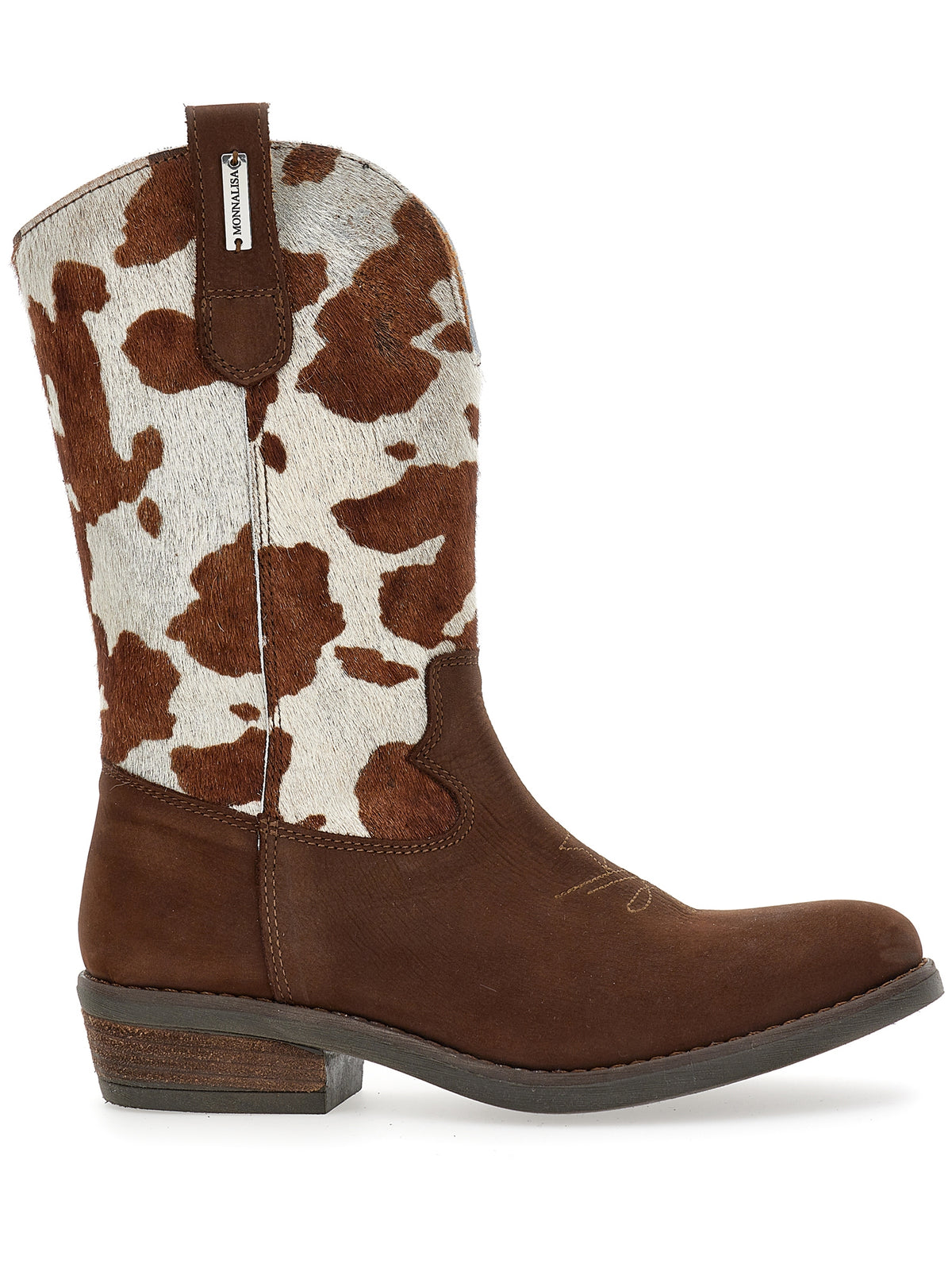 Monnalisa Girls Brown Cowboy Boot