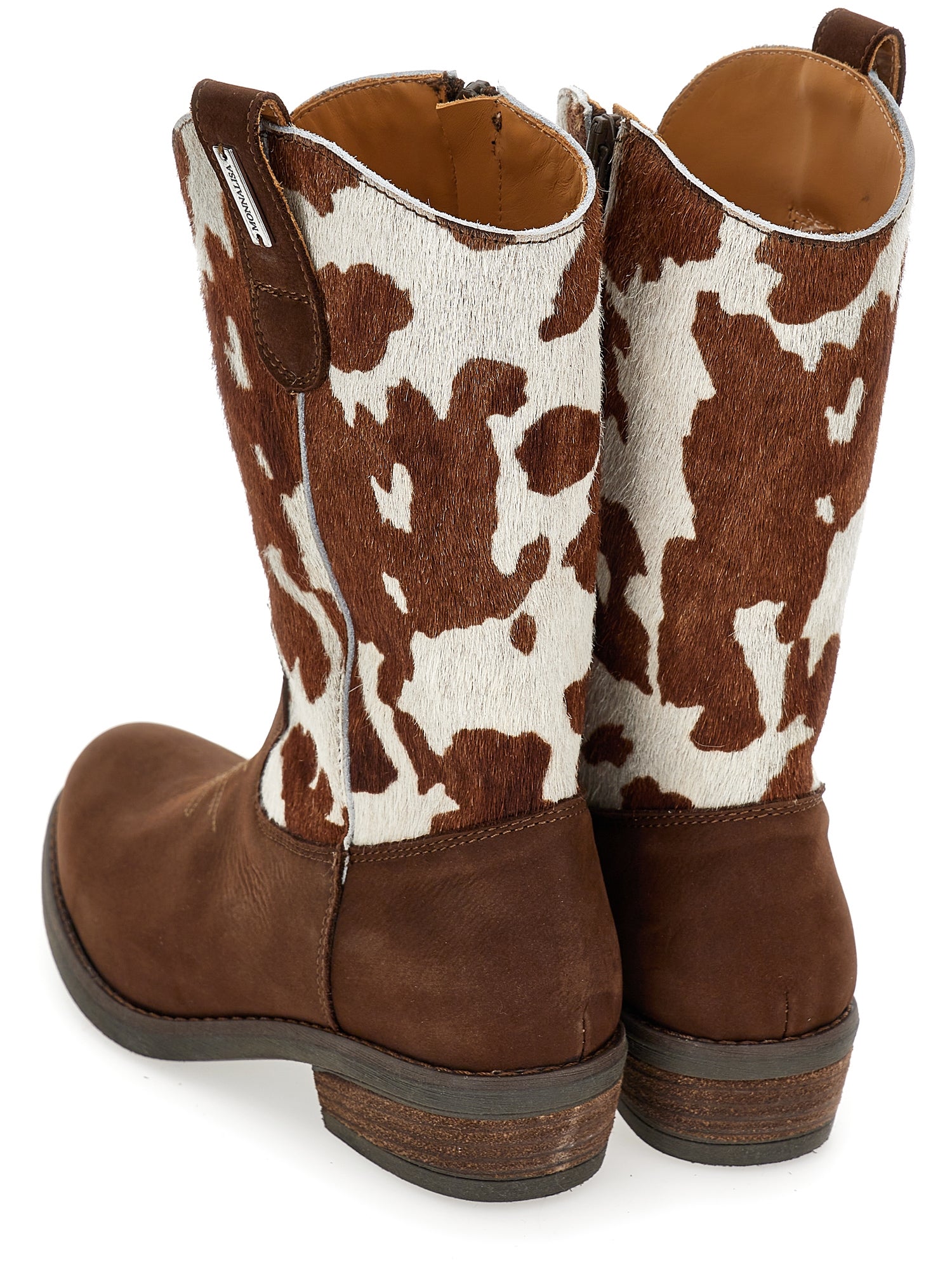 Monnalisa Girls Brown Cowboy Boot