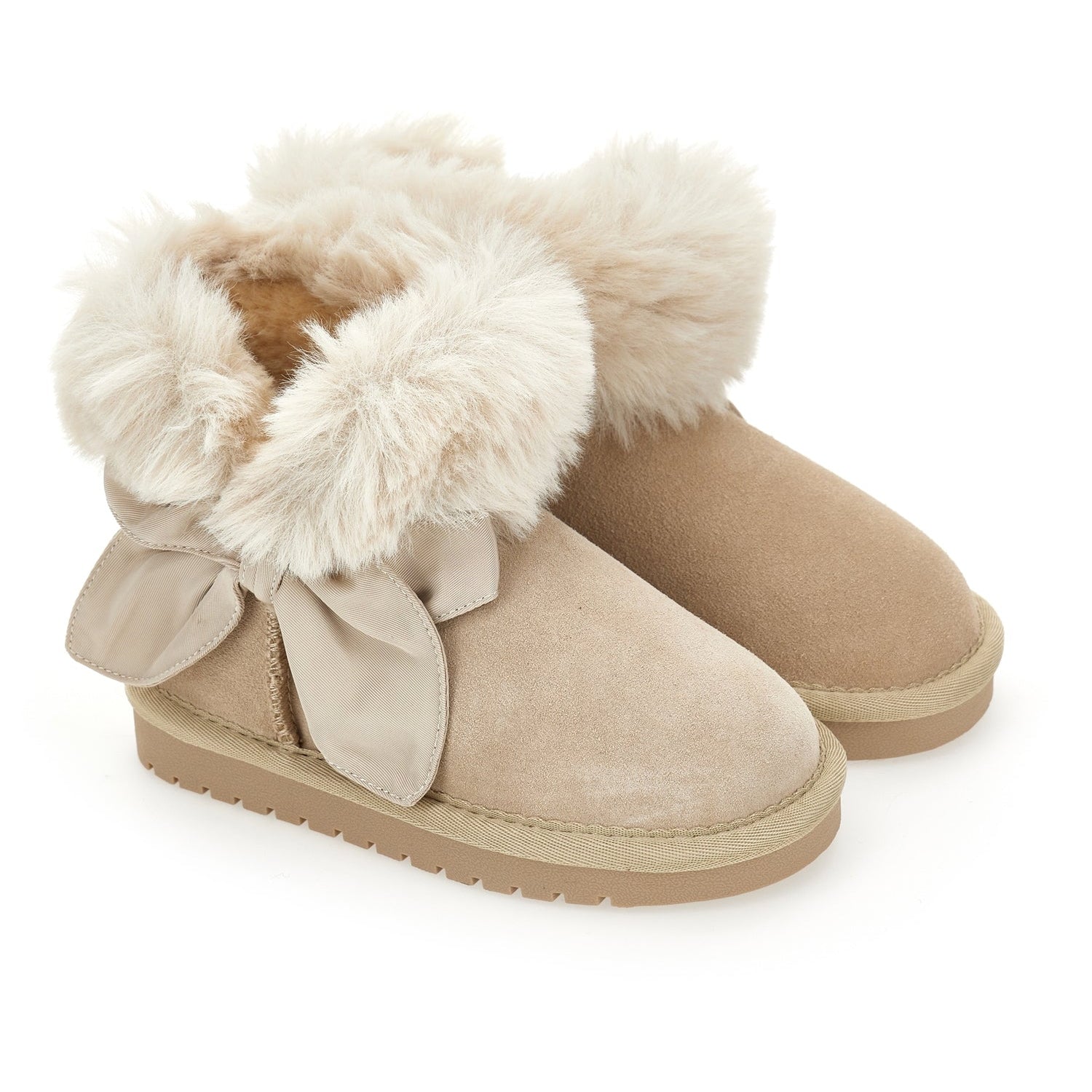Monnalisa Girls Beige Shoes