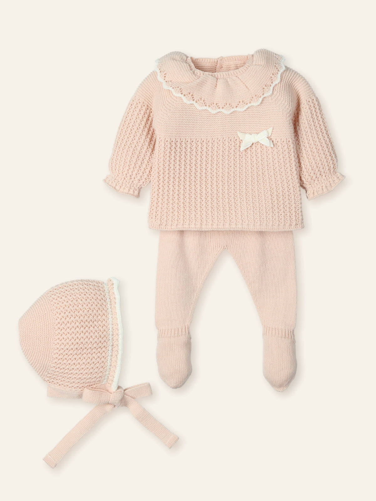 Mac Ilusion Baby Girls Rose Set