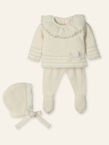 Mac Ilusion Baby Girls Beige Set