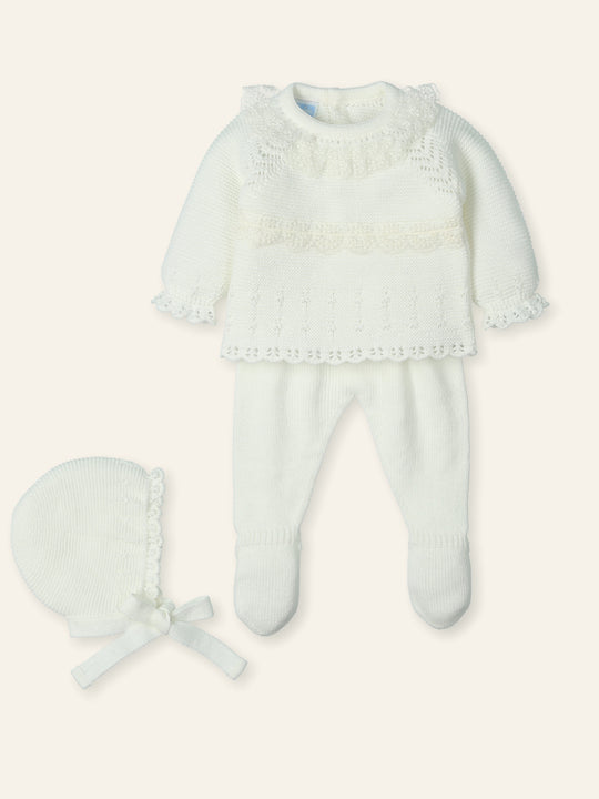 Baby Girls Cream Set