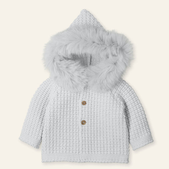 Baby Grey Knit Jacket