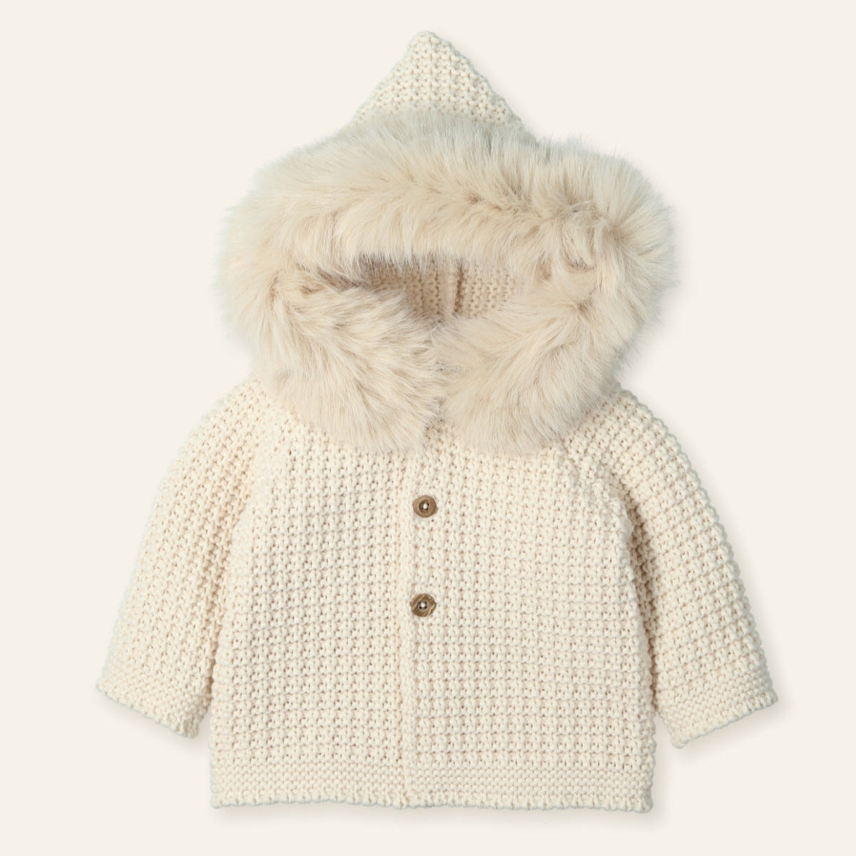 Mac Ilusion Baby Cream Knit Jacket