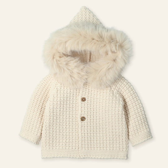 Baby Cream Knit Jacket