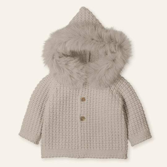 Baby Beige Knit Jacket