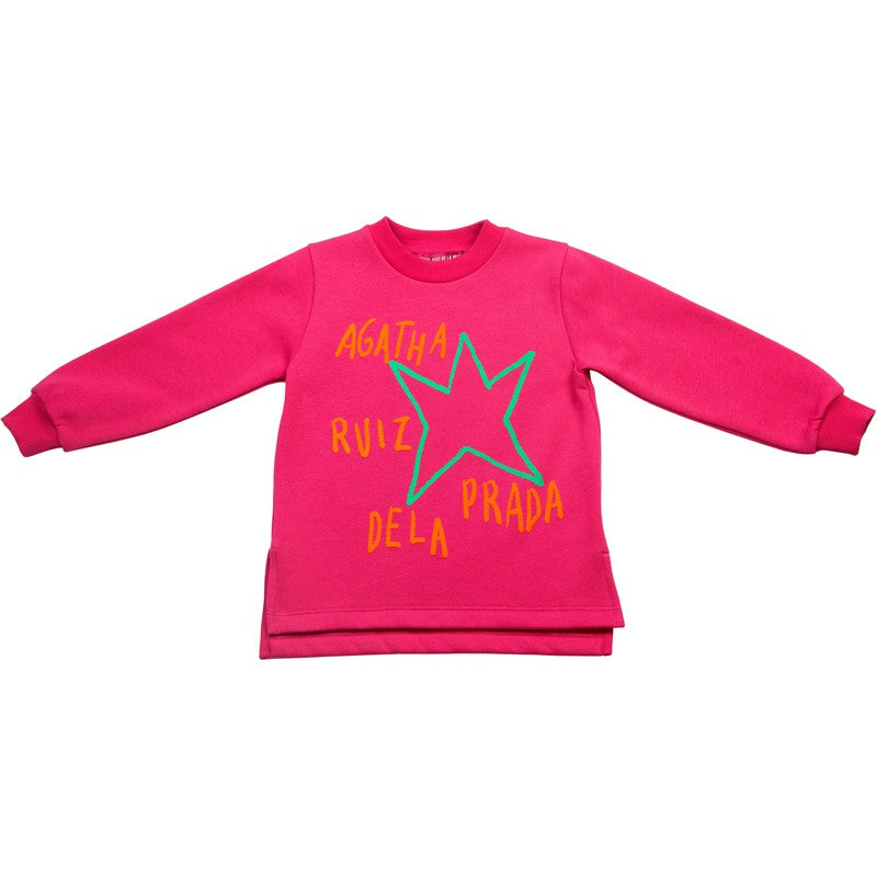 Agatha Ruiz De La Prada Girls Fucshia Crayon Legging Set