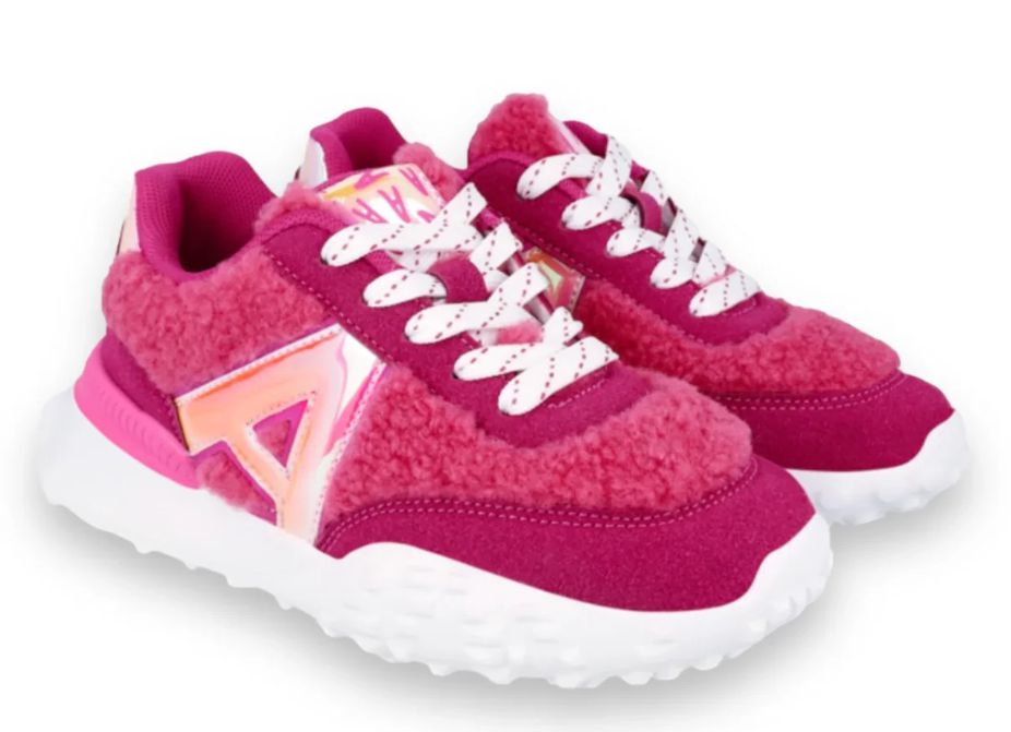 Agatha Ruiz De La Prada Girls Fucsia Fluffy Trainers