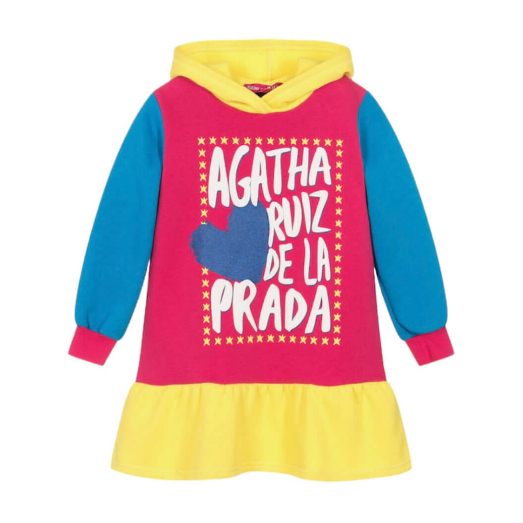 Agatha Ruiz De La Prada Girls Multi Coloured Heart Dress