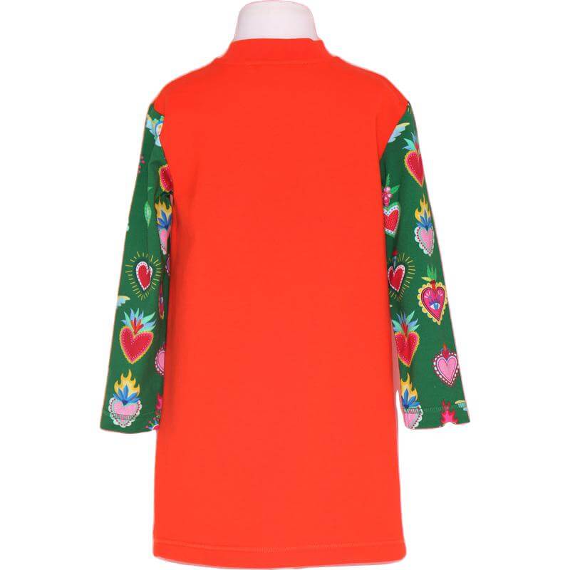 Agatha Ruiz De La Prada Girls Multi Coloured Heart Patch Dress
