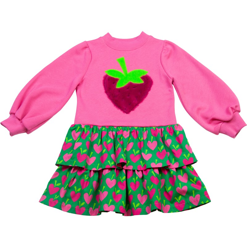 Agatha Ruiz De La Prada Girls Multi Coloured Strawberry Dress