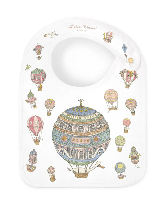 White Balloon Bib