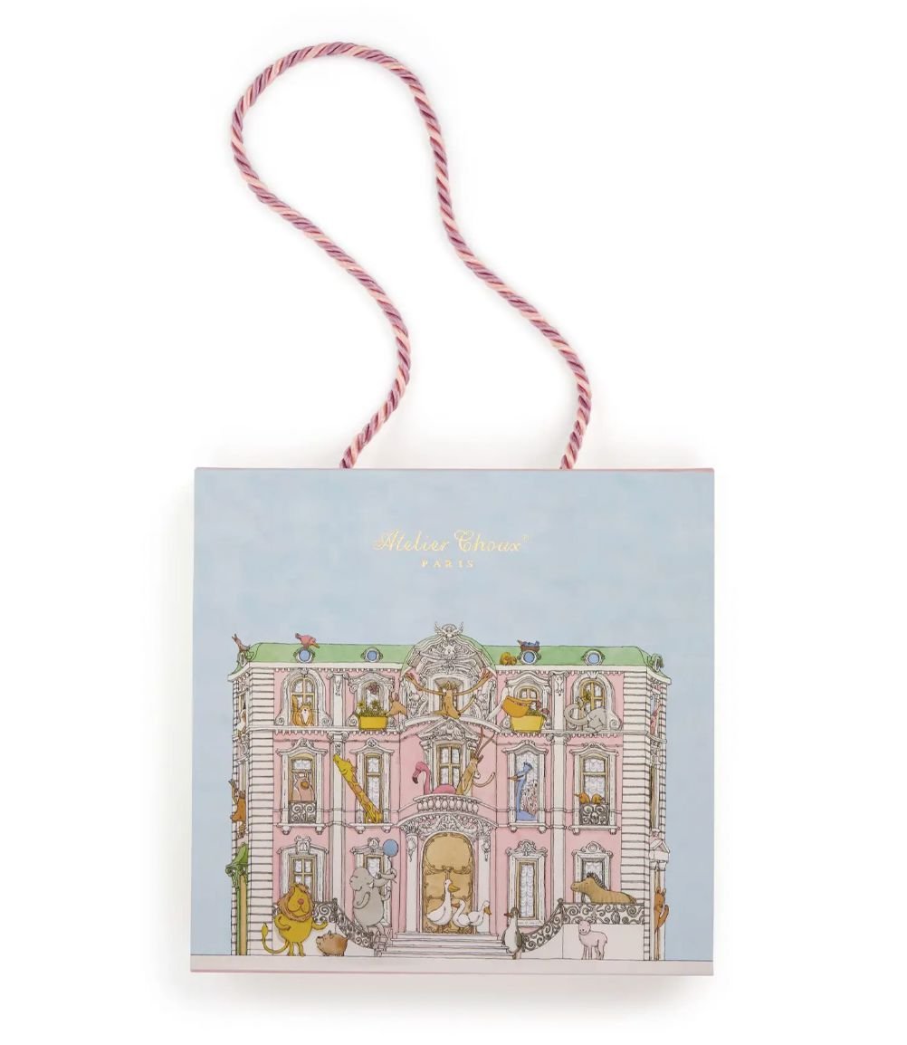 Atelier Choux Paris White Le Gateau Swaddle with Gift Box