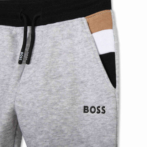 BOSS Baby Boys Grey Boss Jogging Bottoms