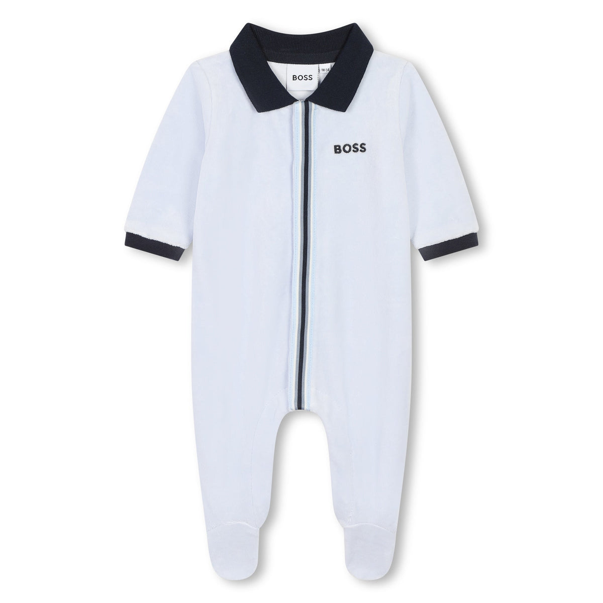 BOSS Baby Boys Pale Blue Babygrow