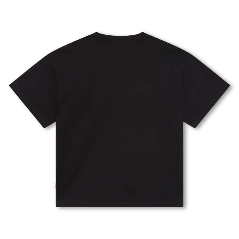 BOSS Boys Black Short Sleeve Cotton T-Shirt