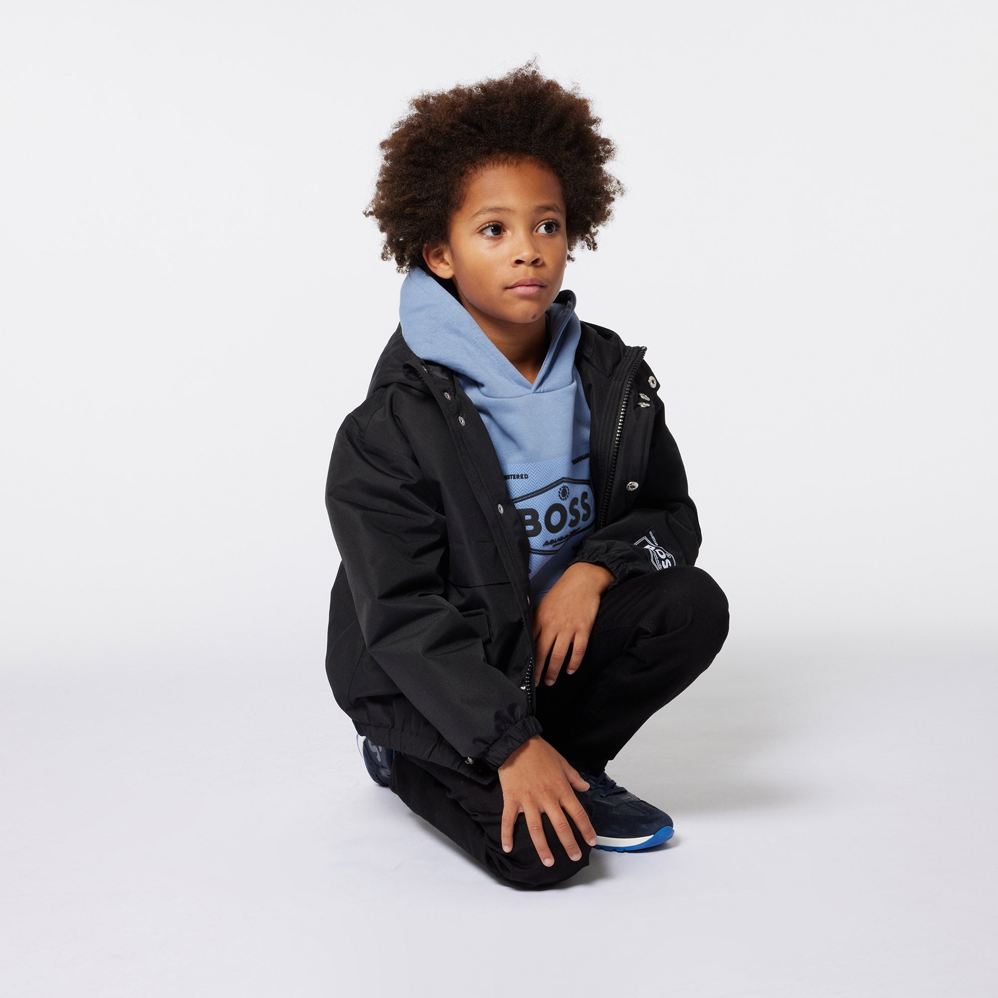 Blue hoodie for boys sale